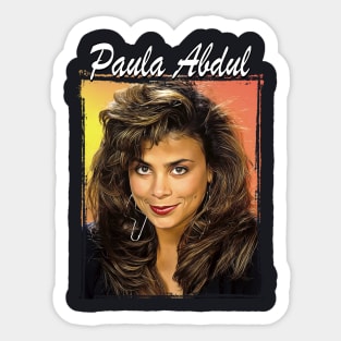 Paula Abdul Band Sticker